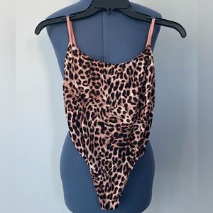 Leopard Print Bodysuit